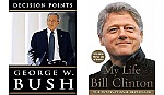Bill Clinton nức nở khen hồi ký của Bush